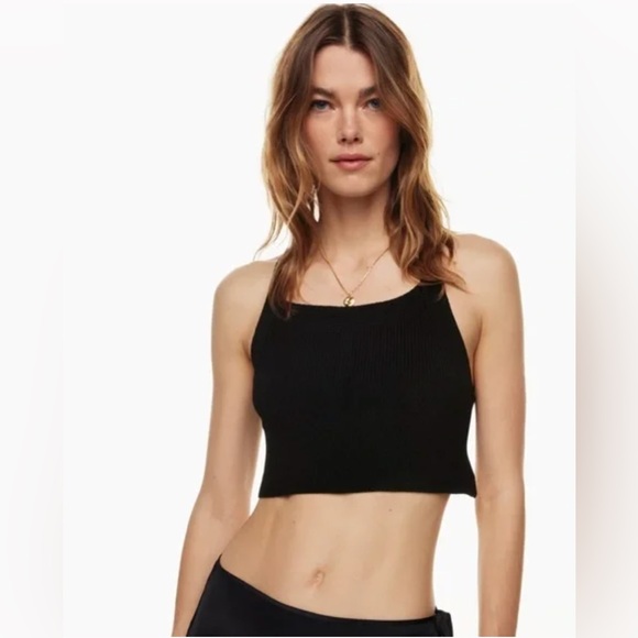 Aritzia Wilfred Knit Tie Back Top - Picture 1 of 6